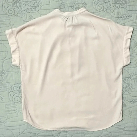 J. Crew Point Sur Pink Drapey Popover Top Size L - Picture 2 of 7